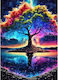 Olympus Diamond Painting "magical Colorful Life Tree" Ψηφιδωτό Μωσαικό "πολύχρωμο Δέντρο Ζωής" 40χ30