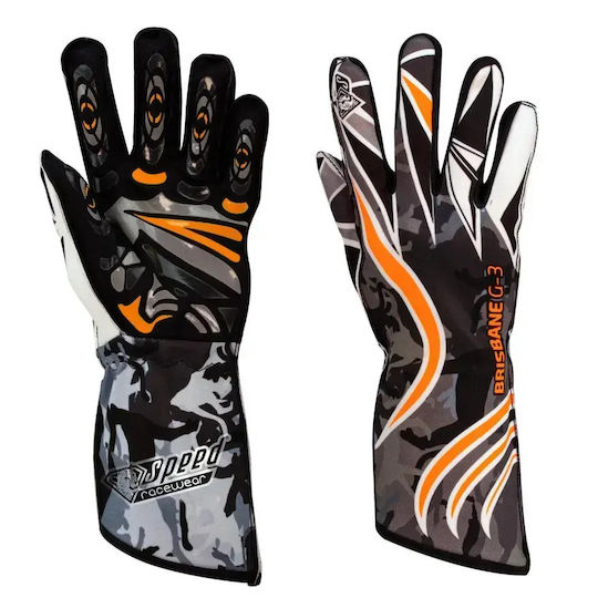 Speed Racewear Brisbane Men's Kart Driver Gloves Black