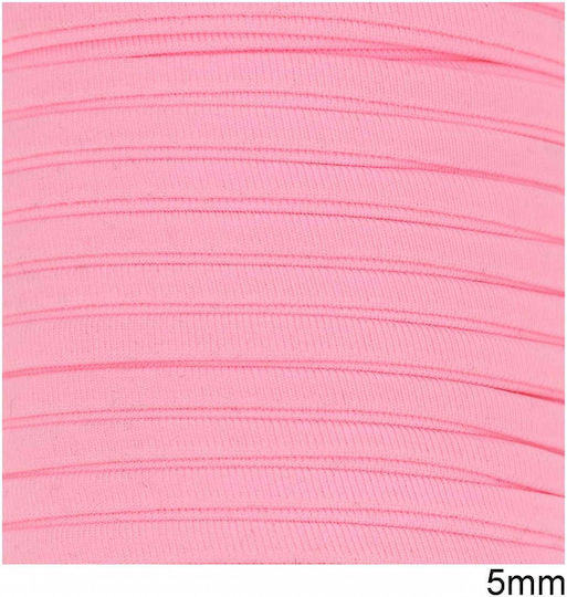 Lycra Elastischer Zugschnürsenkel 5mm 227100820 Rosa 1 Meter