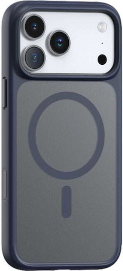 Torras Guardian Magnetic Back Cover Silicon Albastru marin (iPhone 17 Pro)
