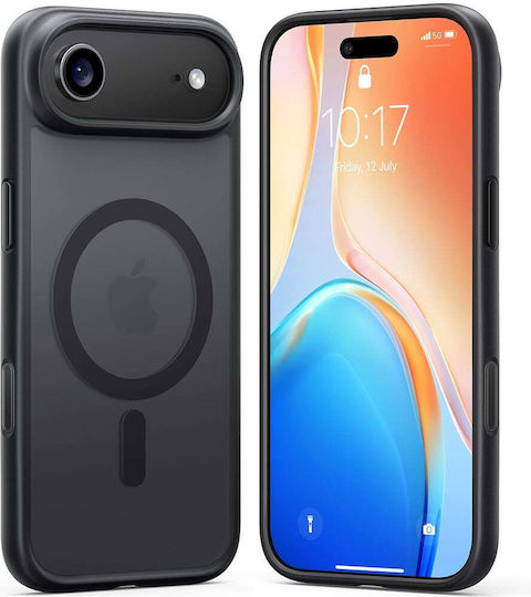 Torras Guardian Magnetic Back Cover Silicone Black (iPhone Air)