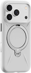 Torras Ostand Q3 Silicone Back Cover White (iPh...