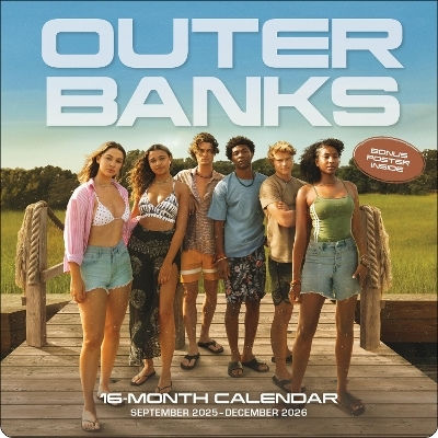 Outer Banks 16-Monat 2025-2026 Wandmontierter Kalender Bonusposter Netflix Abrams Kalender