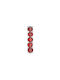 Ornament suspendat Glob Roșu 5buc Set 5buc