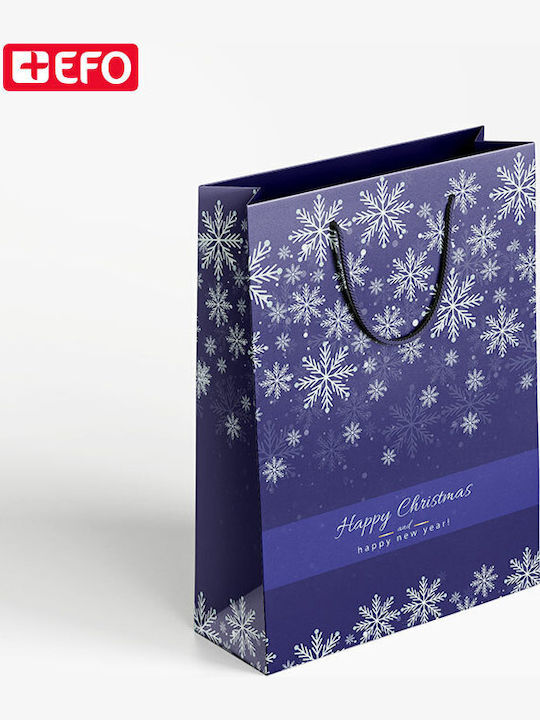 +Efo Christmas Bag for Gift Purple 32x42cm.