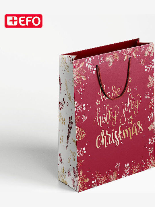 +Efo Weihnachtlich Tasche für Geschenke Rot 23x...