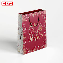 +Efo Коледна Чанта за Подарък Червена 23x32см.