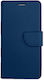 Κάρτες Book Σιλικόνης Navy Μπλε (iPhone 16 Plus)