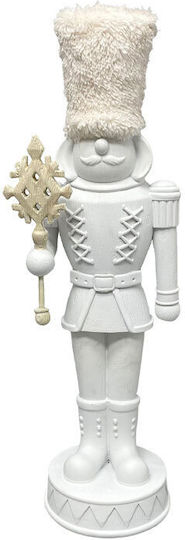 InTheBox Polyresin Christmas Nutcracker 37.5cm White