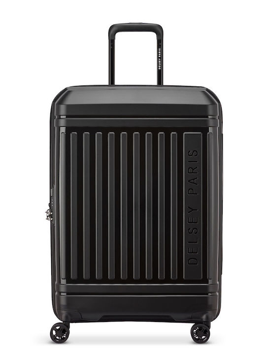 Delsey Lutece SE Medium Hard Suitcase Black wit...