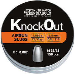 Jsb Knock Out Slugs 217 5,5mm 1,850g 150pcs