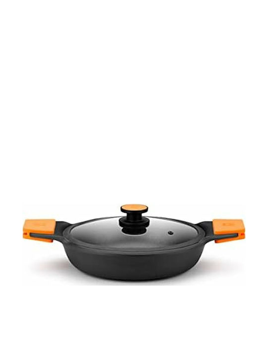 Bra Efficient Flacher Topf aus Aluminium 32cm
