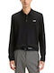 Donoslong Polo Μπλούζα Μακρυμάνικη Black