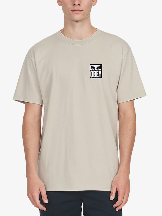 Obey Eyes Icon Tricou Silver Grey