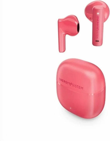 Energy Sistem StreetMusic Ohrstöpsel Bluetooth-Freisprecheinrichtung Kopfhörer mit Ladeetui Coral