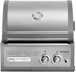 Crossray pe Gaz 2 Arzătoare 3.1kW cu Ochi Infraroșu Crossray pe Gaz 2 Arzătoare 3.1kW cu Ochi Infraroșu