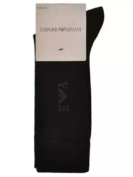 Emporio Armani Herren Socken Black 3Pack