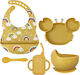 Queen Mother Silicone Baby & Kids Feeding Set Y...