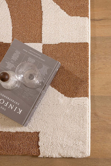Royal Carpet Century 486b Zottelig Synthetisch,Polyester/Cotton/Leather Terra