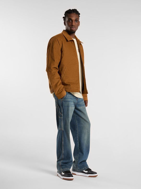 Carpenter Men's Jeans Pants With Loose Fit Khaki Blue