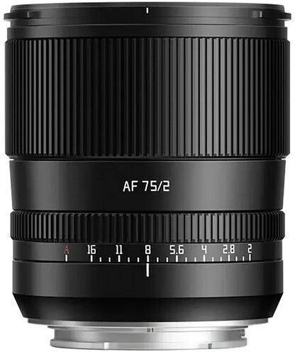 TTArtisan Full Frame Φωτογραφικός Φακός AF 75mm f/2 Σταθερός για Fujifilm X Mount Μαύρος