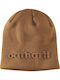 Beanie Ανδρικός Σκούφος με Rib Πλέξη σε Καφέ χρώμα