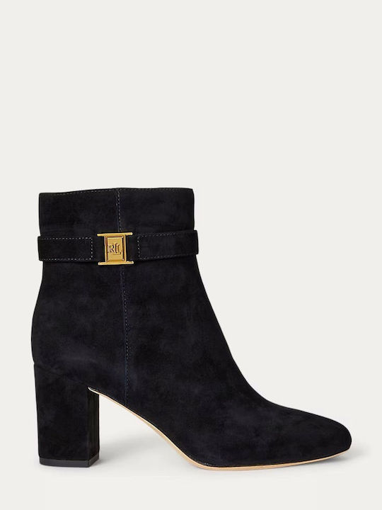 Suede Women's Ankle Boots Black