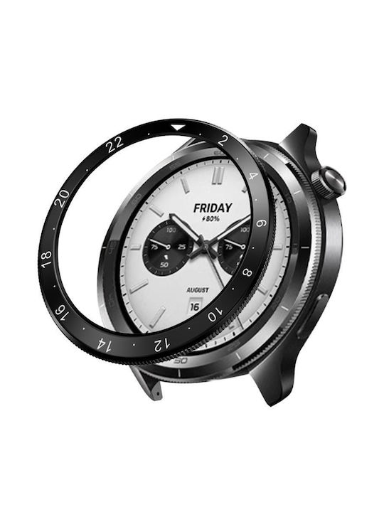 Schutzrahmen Protective Schutz-Bezel in Schwarz Farbe für Xiaomi Watch S4, Xiaomi Watch S3