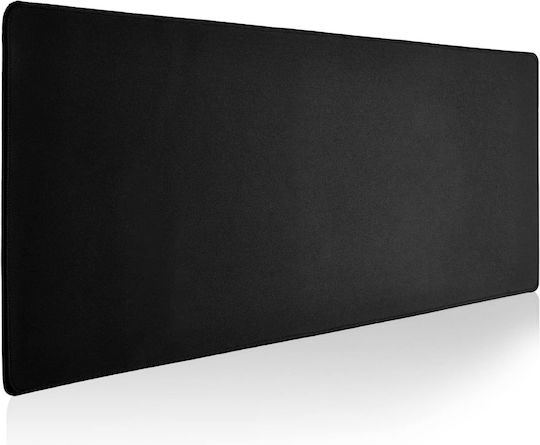 Mousepad Mare din Cauciuc Gaming Office Antiderapant Cusături Antirupere Impermeabil Design Simplu 90 X 45cm Negru Mat