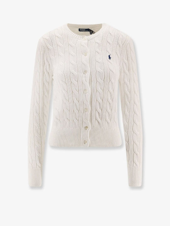 Ralph Lauren Jachetă de damă tricotată White