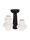 HomeMarkt Decorative Vase Lekkan White