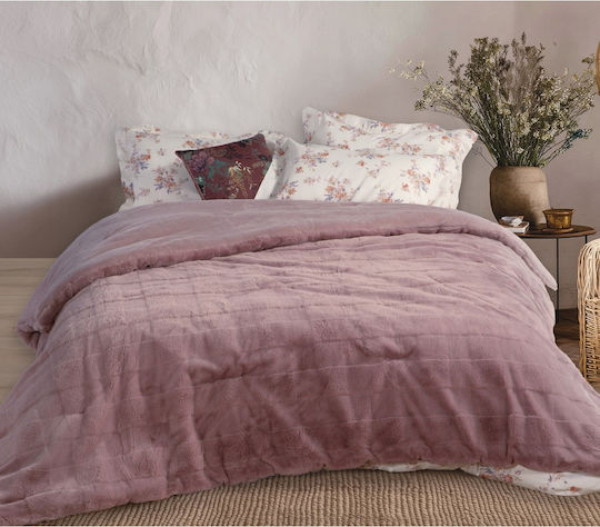 Nef-Nef Homeware Κουβερτοπάπλωμα Υπέρδιπλο 240x220εκ. Wane Ecru 380 GSM