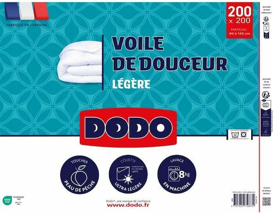 Dodo Διπλό 200x200εκ. Voile Λευκό Dodo Διπλό 200x200εκ. Voile Λευκό