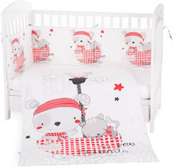 Kikka Boo Set Pentru Patut Pirates Alb 2buc piese