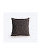 Nef-Nef Homeware Sofa-Kissen Leonar aus Samt Schwarz 45x45 cm
