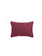 Nef-Nef Homeware Sofa-Kissen Santana Aus 100% Baumwolle Burgundisch 35x50cm