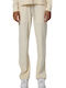 Sweatpants Velvet Birch Cream