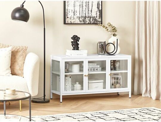 Μπουφές Berwyn 2450 White 115x35x65cm Μπουφές Berwyn 2450 White 115x35x65cm