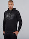 Sweatshirt mit Kapuze Schwarz