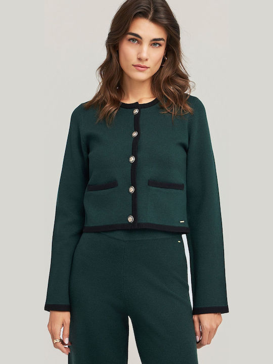 Funky Buddha Women's Knitted Cardigan with Butt...