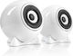 Mo° Sound Ball Classic Set N1 Двойка Hi-Fi Говорители Bookself 15W Бял / Черен