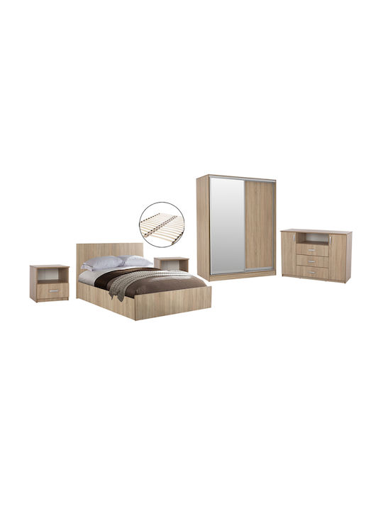 Σετ Κρεβατοκάμαρας Sonama Oak 160x200εκ. 6τμχ