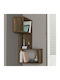 Corner Shelf Wall Brown 47x22x89cm