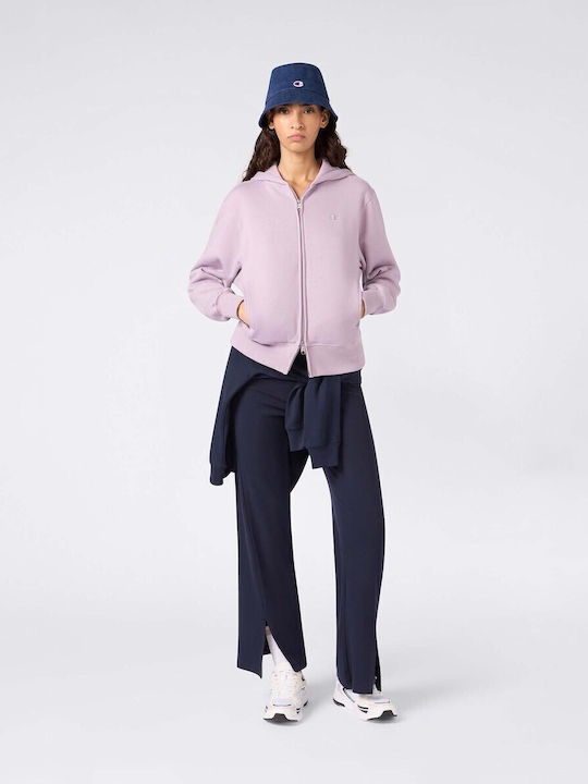 Champion Women's Sweatshirt Hooded Pink