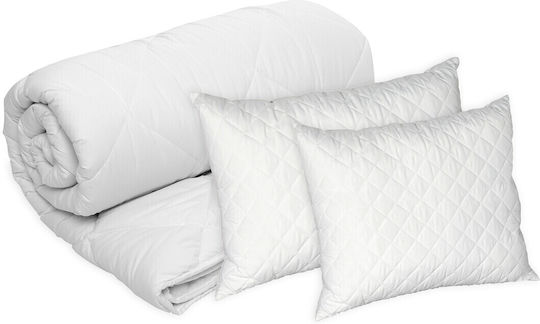 Alcam Duvet Set Single with Microfiber Filling 140x200cm 250 250Gsm