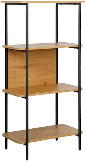 Bibliothek Fl2504 Schwarze Eiche 60x36x122cm
