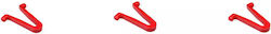 Walkstool Aξεσουάρ για Camping 3τμχ Κόκκινο Walkstool Aξεσουάρ για Camping 3τμχ Κόκκινο