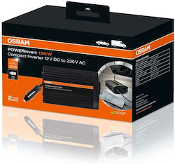 Inversor de Tensiune 12V 150W cu Ieșire USB Osram Inversor de Tensiune 12V 150W cu Ieșire USB Osram