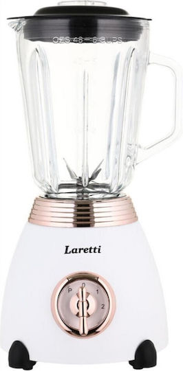 Laretti Блендер с Пластмасова Каната 1,5 л 500W Бял LR-FP7310
