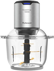 Rohnson PowerChop 1000W με Δοχείο 2lt Γκρι Rohnson PowerChop 1000W με Δοχείο 2lt Γκρι